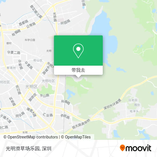 光明滑草场乐园地图