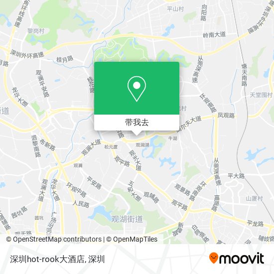 深圳hot-rook大酒店地图