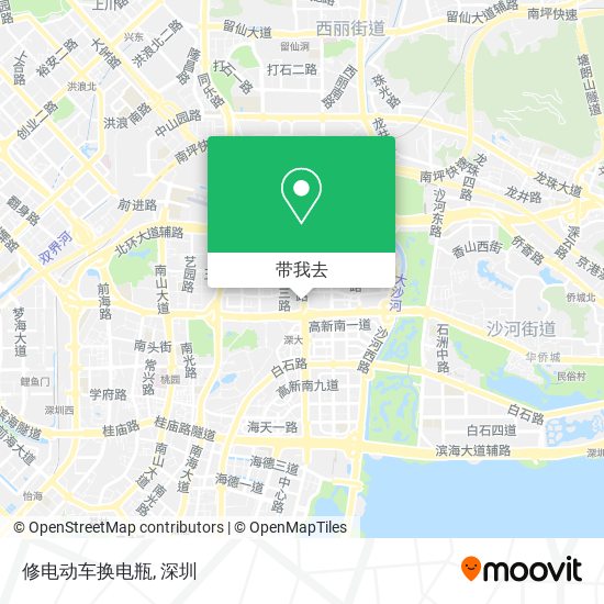 修电动车换电瓶地图