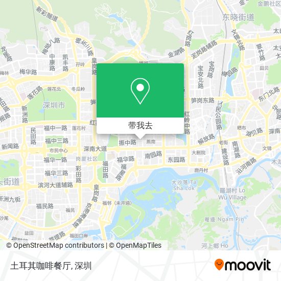 土耳其咖啡餐厅地图