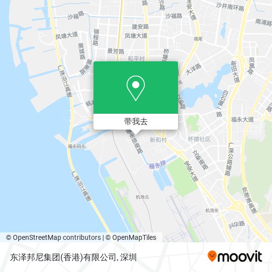 东泽邦尼集团(香港)有限公司地图