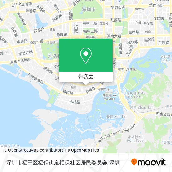深圳市福田区福保街道福保社区居民委员会地图