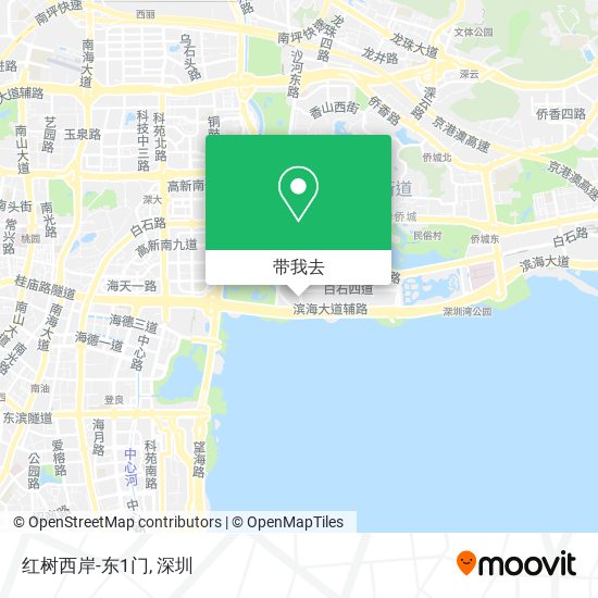 红树西岸-东1门地图