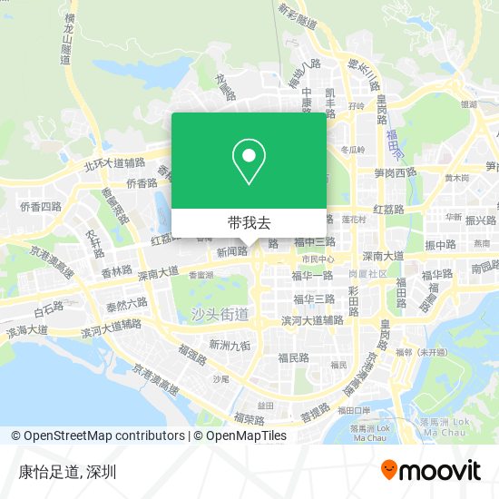 康怡足道地图
