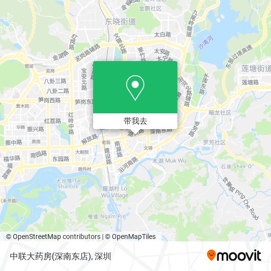 中联大药房(深南东店)地图