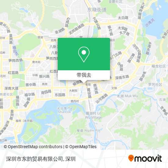 深圳市东韵贸易有限公司地图