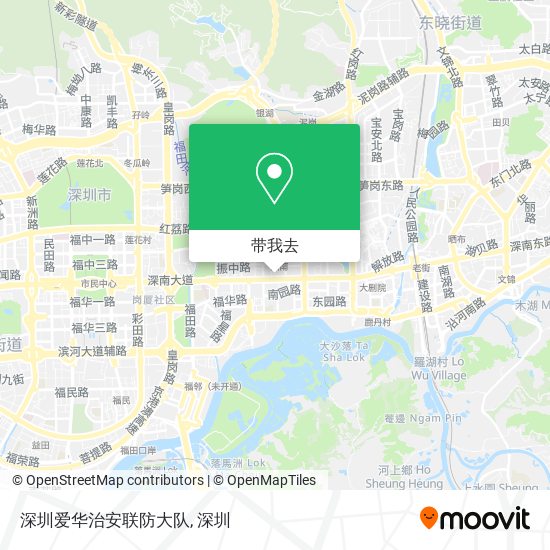 深圳爱华治安联防大队地图