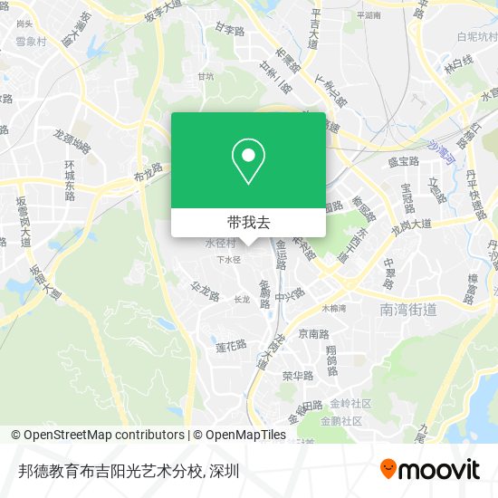 邦德教育布吉阳光艺术分校地图
