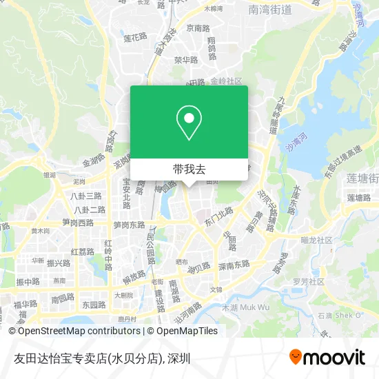 友田达怡宝专卖店(水贝分店)地图