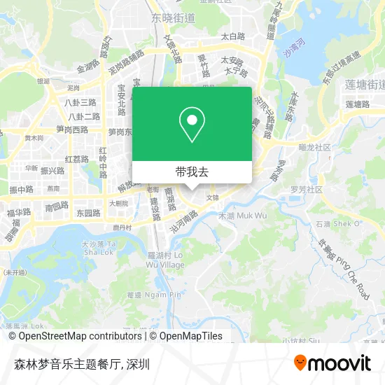 森林梦音乐主题餐厅地图