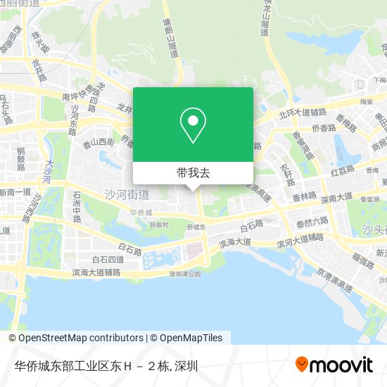 华侨城东部工业区东Ｈ－２栋地图