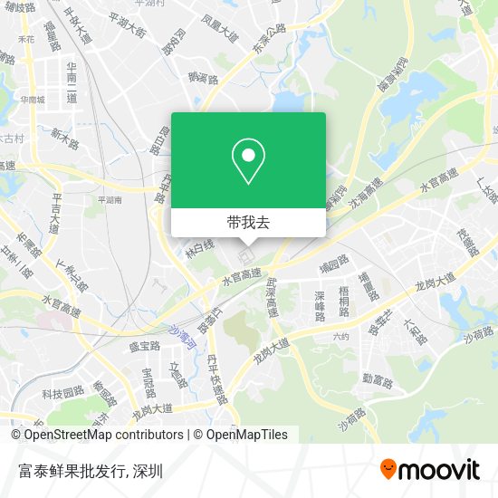 富泰鲜果批发行地图