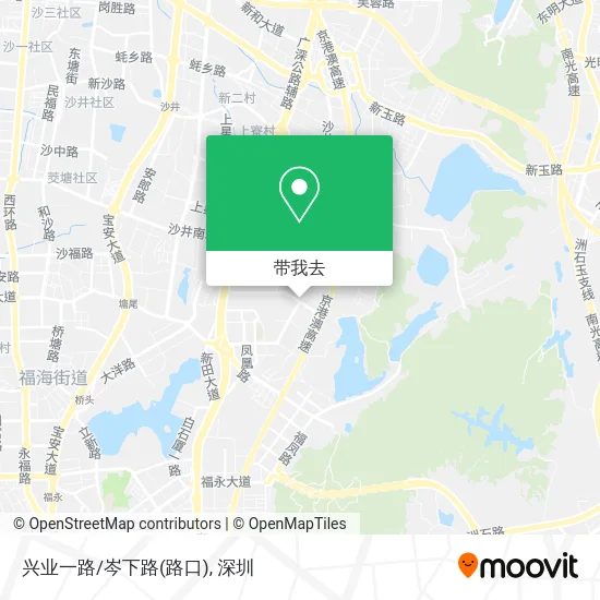 兴业一路/岑下路(路口)地图