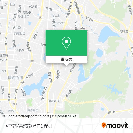 岑下路/集资路(路口)地图