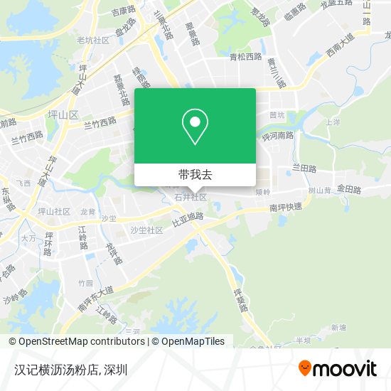 汉记横沥汤粉店地图