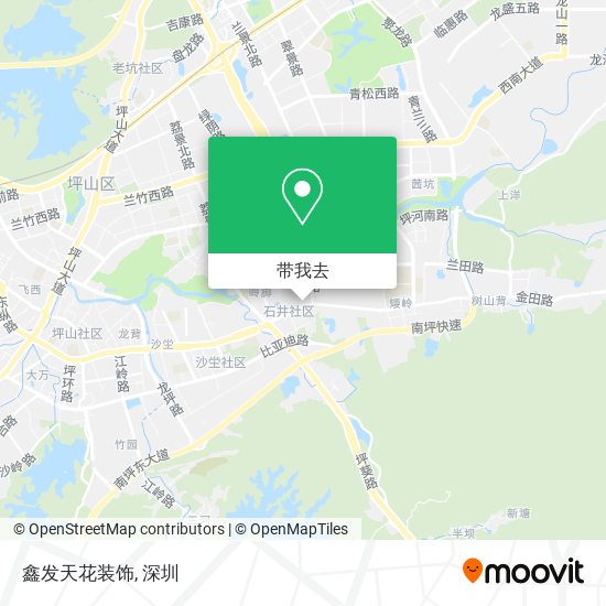 鑫发天花装饰地图