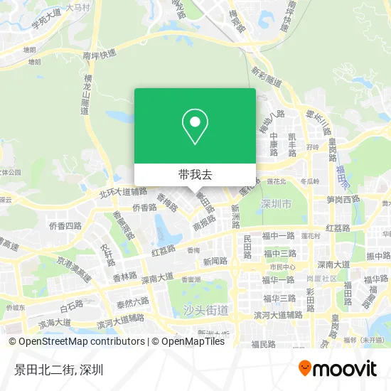 景田北二街地图