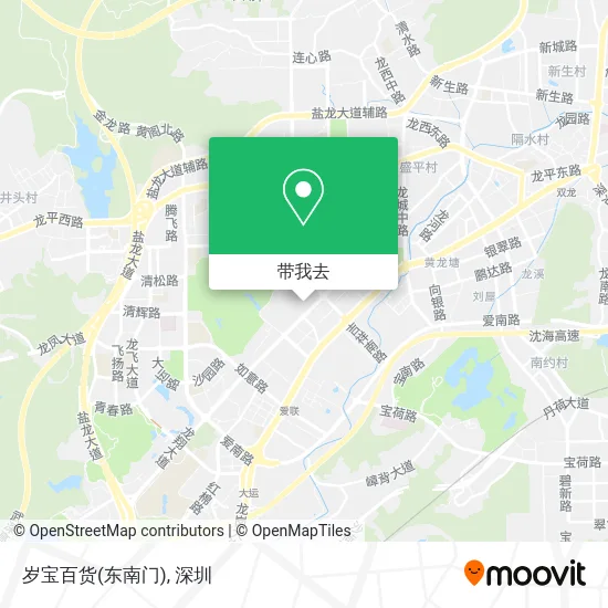 岁宝百货(东南门)地图