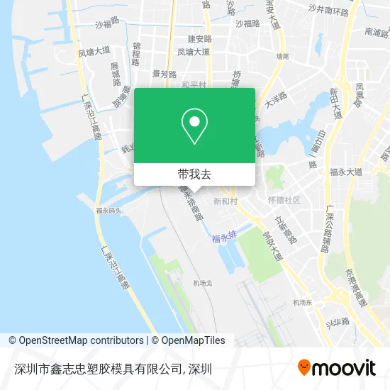 深圳市鑫志忠塑胶模具有限公司地图