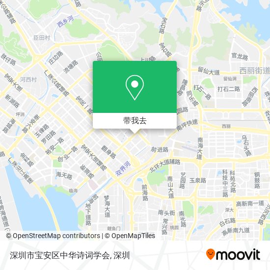 深圳市宝安区中华诗词学会地图