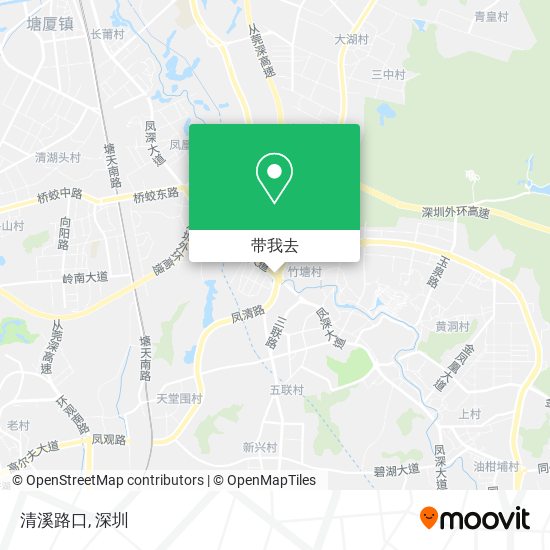 清溪路口地图