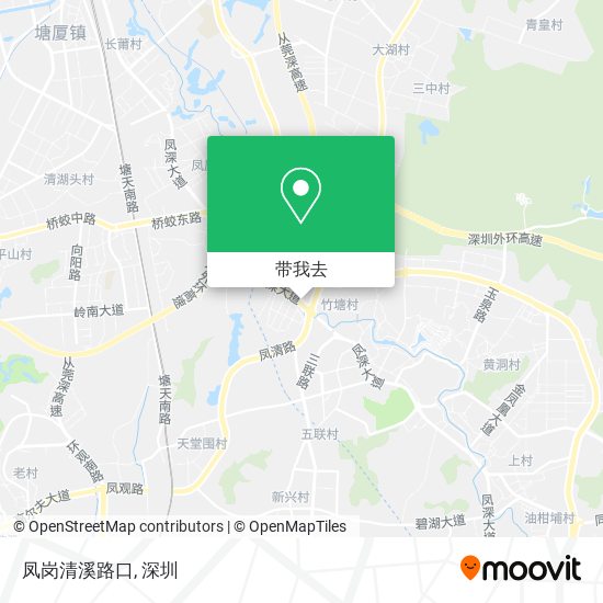 凤岗清溪路口地图
