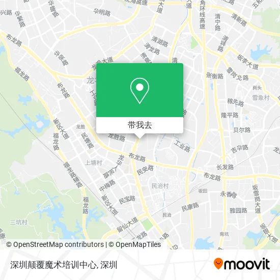 深圳颠覆魔术培训中心地图