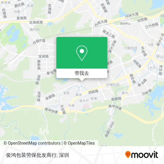 俊鸿包装劳保批发商行地图
