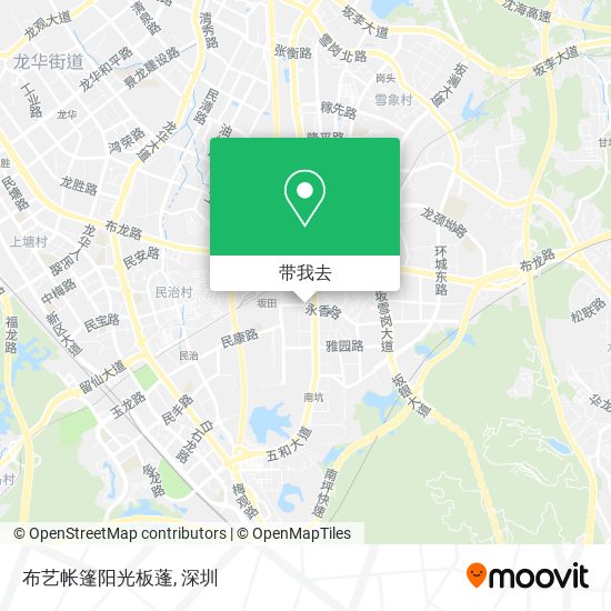布艺帐篷阳光板蓬地图