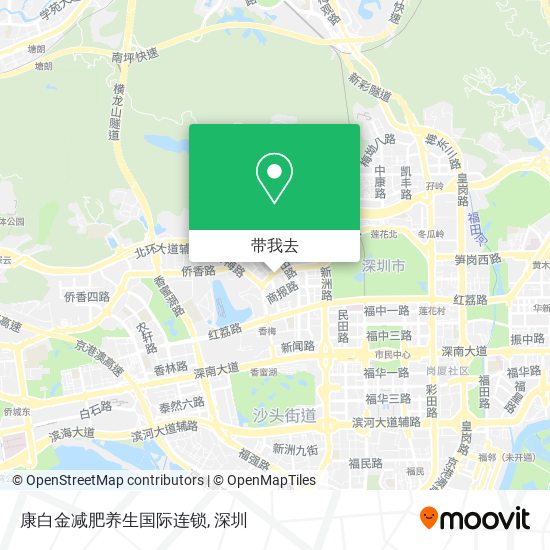 康白金减肥养生国际连锁地图