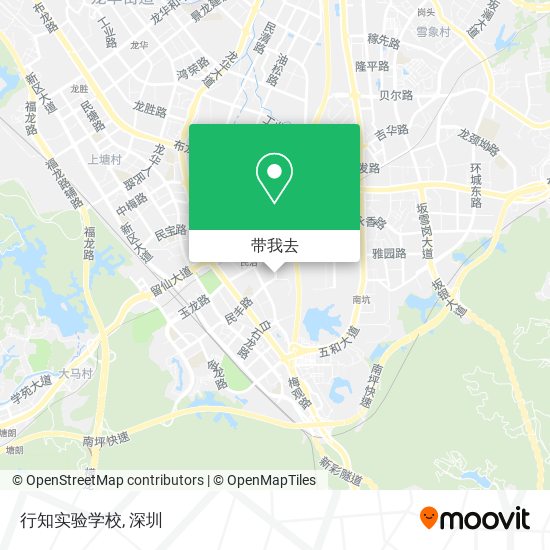 行知实验学校地图
