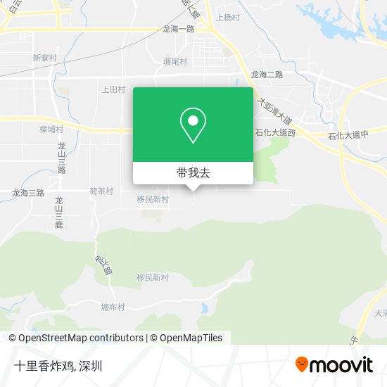 十里香炸鸡地图