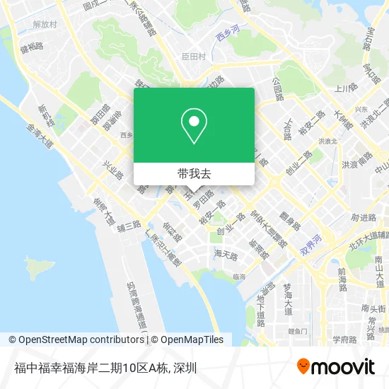 福中福幸福海岸二期10区A栋地图