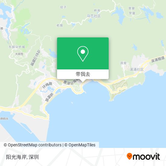 阳光海岸地图