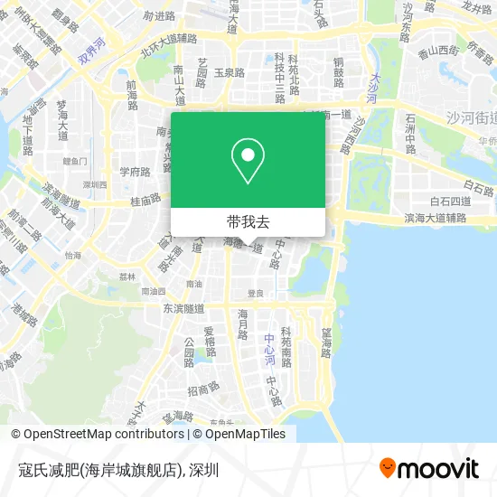 寇氏减肥(海岸城旗舰店)地图