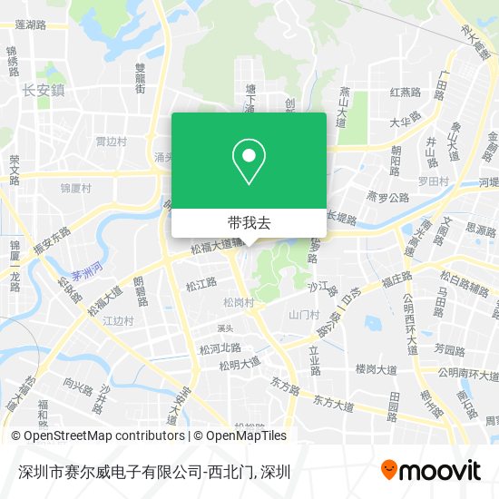 深圳市赛尔威电子有限公司-西北门地图