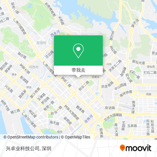 兴卓业科技公司地图