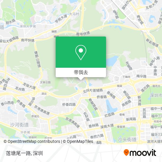莲塘尾一路地图