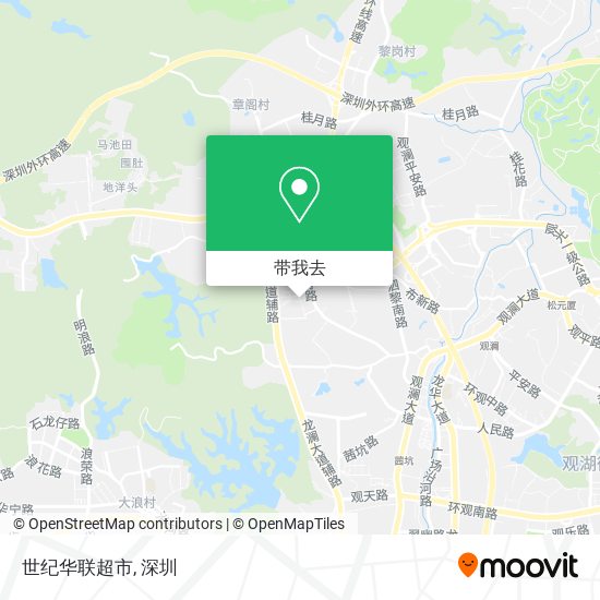 世纪华联超市地图