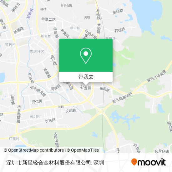 深圳市新星轻合金材料股份有限公司地图
