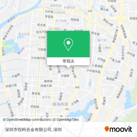 深圳市锃科合金有限公司地图