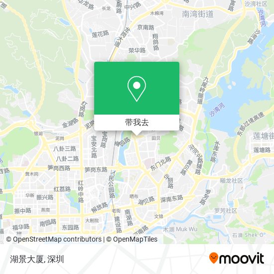 湖景大厦地图
