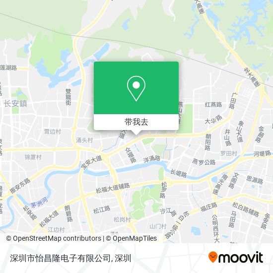 深圳市怡昌隆电子有限公司地图
