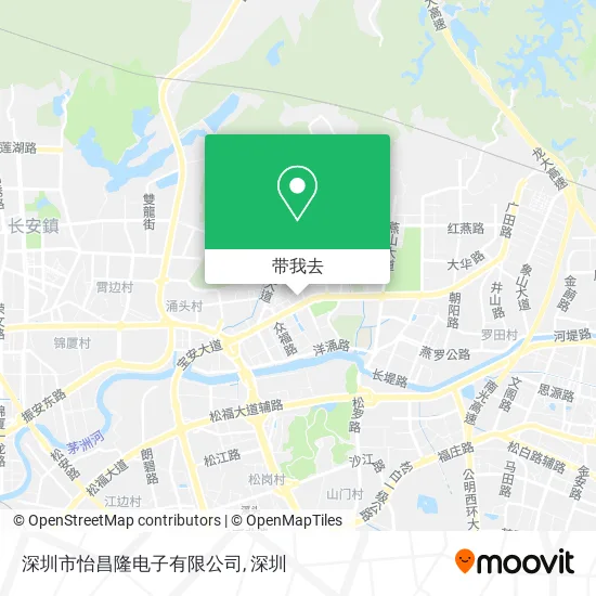 深圳市怡昌隆电子有限公司地图