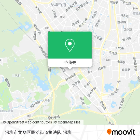 深圳市龙华区民治街道执法队地图