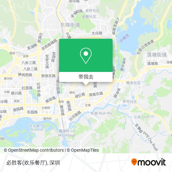 必胜客(欢乐餐厅)地图