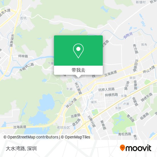 大水湾路地图