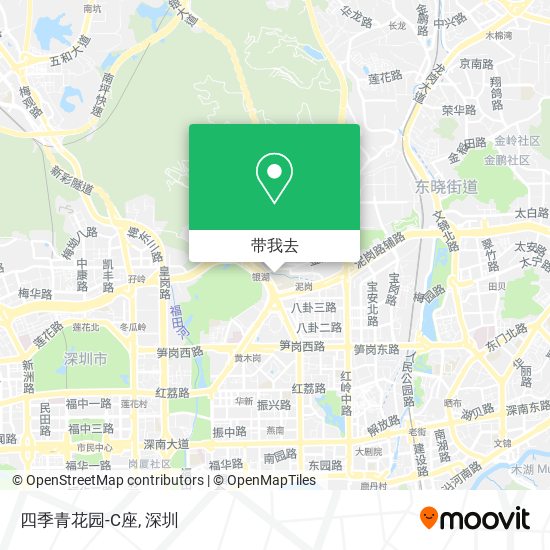 四季青花园-C座地图
