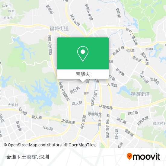 金湘玉土菜馆地图