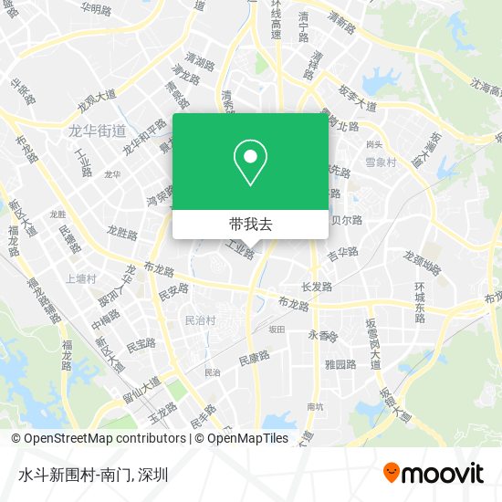 水斗新围村-南门地图